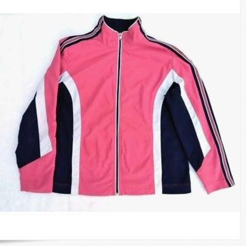 SJB Active Athletic Wear Zip Up Windbreaker Jacket
